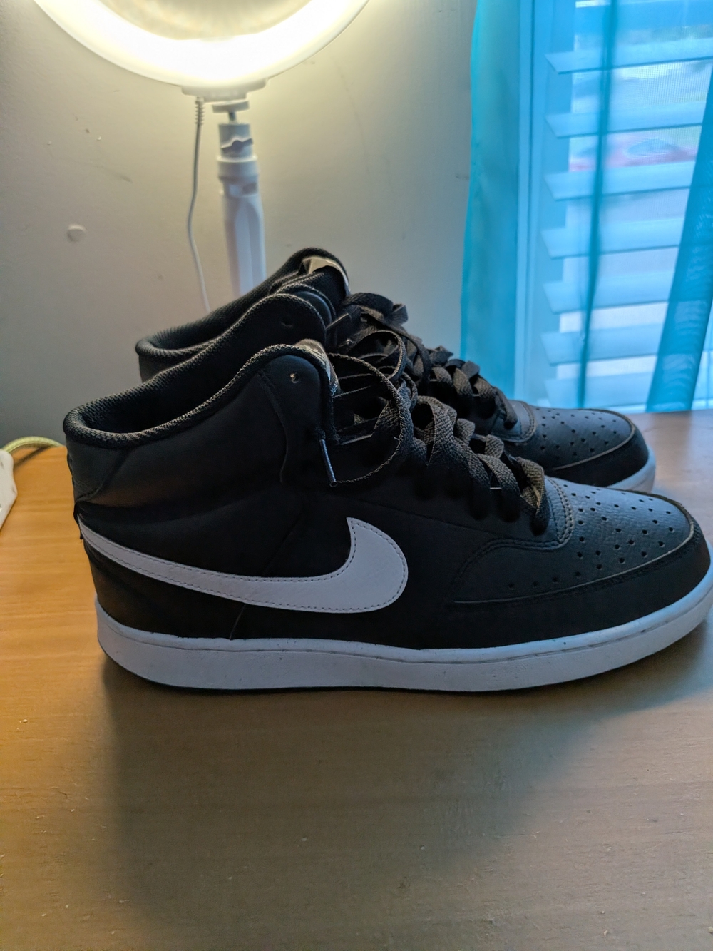 Nike Men’s Black Night Court Vision High-Top Sneakers